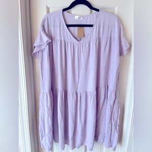 Vestique Baby-doll style dress, NWT, light lavender